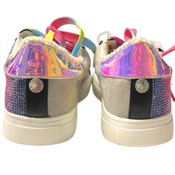 Steve Madden REZUME Rainbow Rhinestone Star Sneakers - Picture 5 of 5
